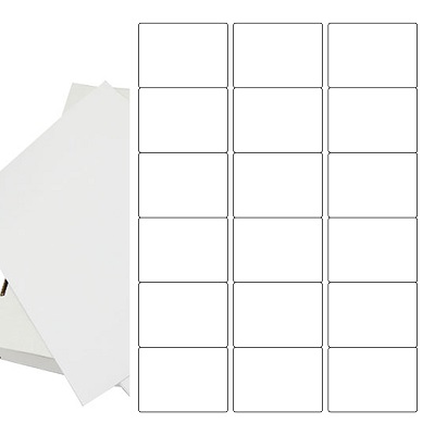 100 x A4 Sheets of Printer Address Labels - 18 Per Sheet (63x46mm)
